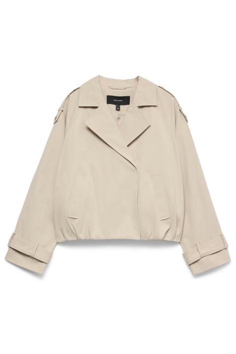 Vero Moda beige dames jas | Vooraanzicht