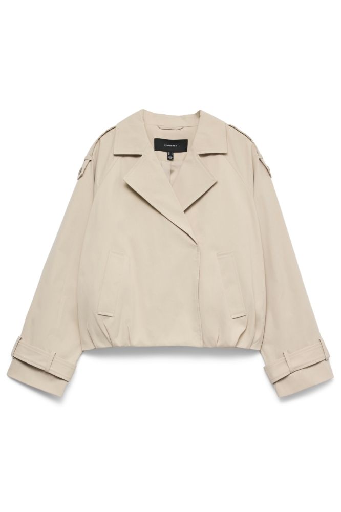 Vero Moda beige dames jas | Vooraanzicht