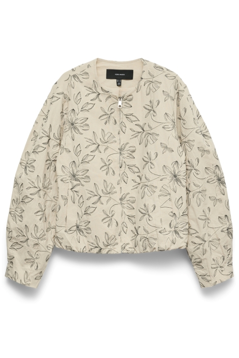 Vero Moda ecru dames jas | Vooraanzicht