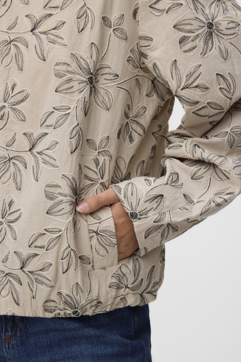 Vero Moda ecru dames jas | Close up