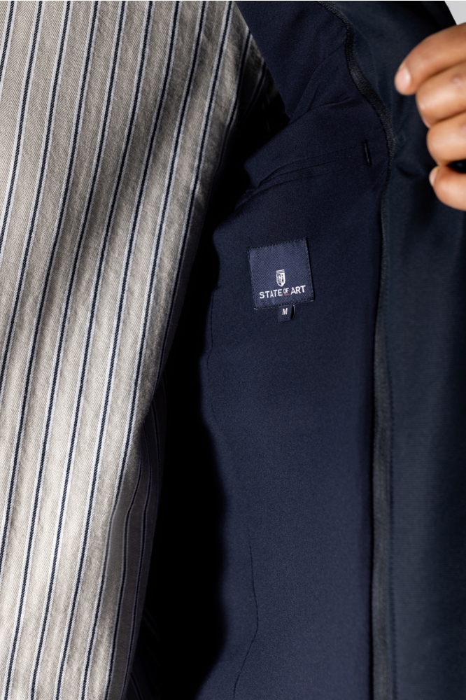 State of Art blauwe heren jas | Unique Selling Point