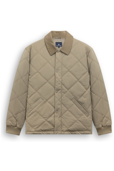 State of Art taupe heren jas | Vooraanzicht
