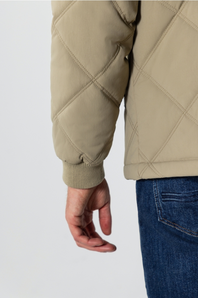 State of Art taupe heren jas | Unique Selling Point