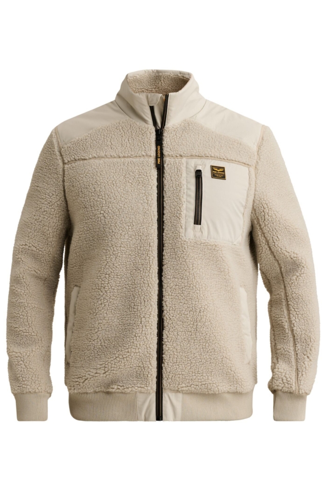 PME legend beige heren jas | Vooraanzicht