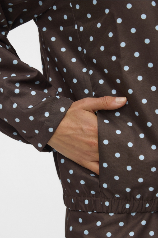 Vero Moda bruine dames jas | Close up