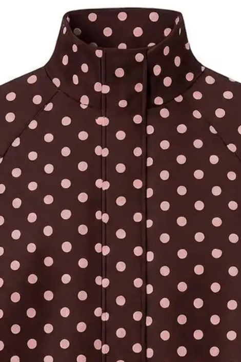 Vero Moda bordeaux dames jas | Close up
