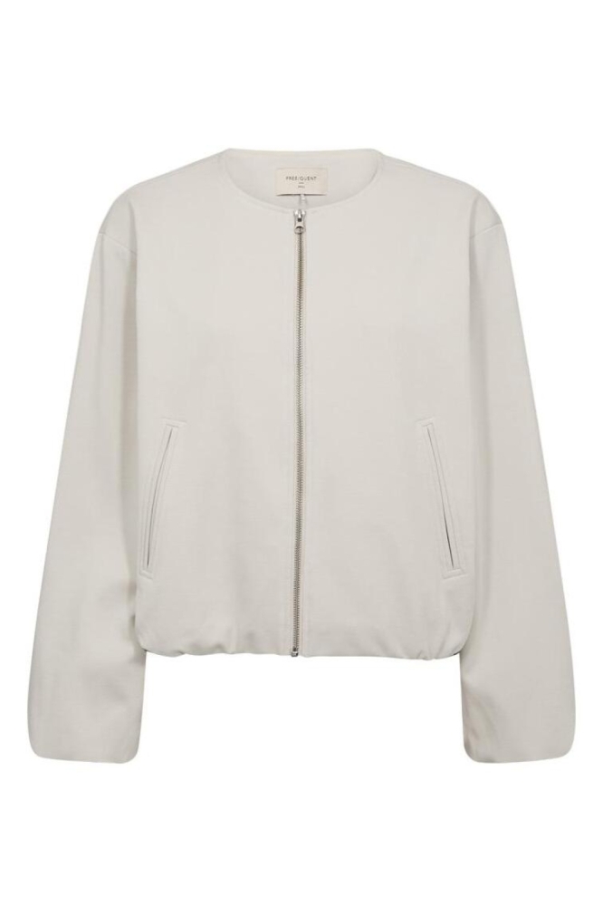 Freequent beige dames jas | Vooraanzicht