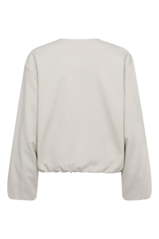 Freequent beige dames jas | Achteraanzicht