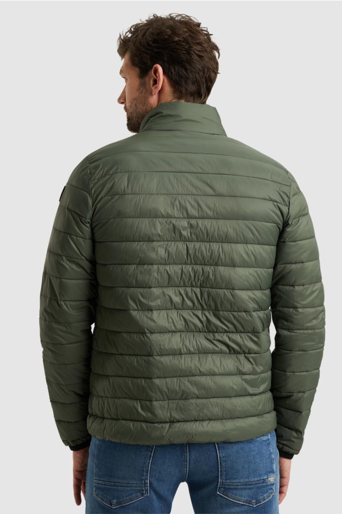 PME legend groene heren jas | Model achteraanzicht
