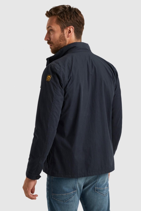 PME legend blauwe heren jas | Model achteraanzicht