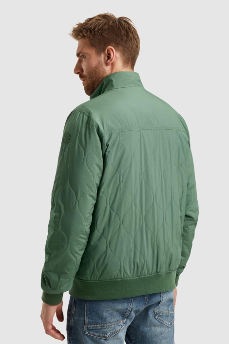 PME legend groene heren jas | Model achteraanzicht