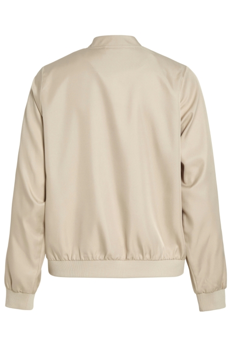 Vila beige dames jas | Achteraanzicht
