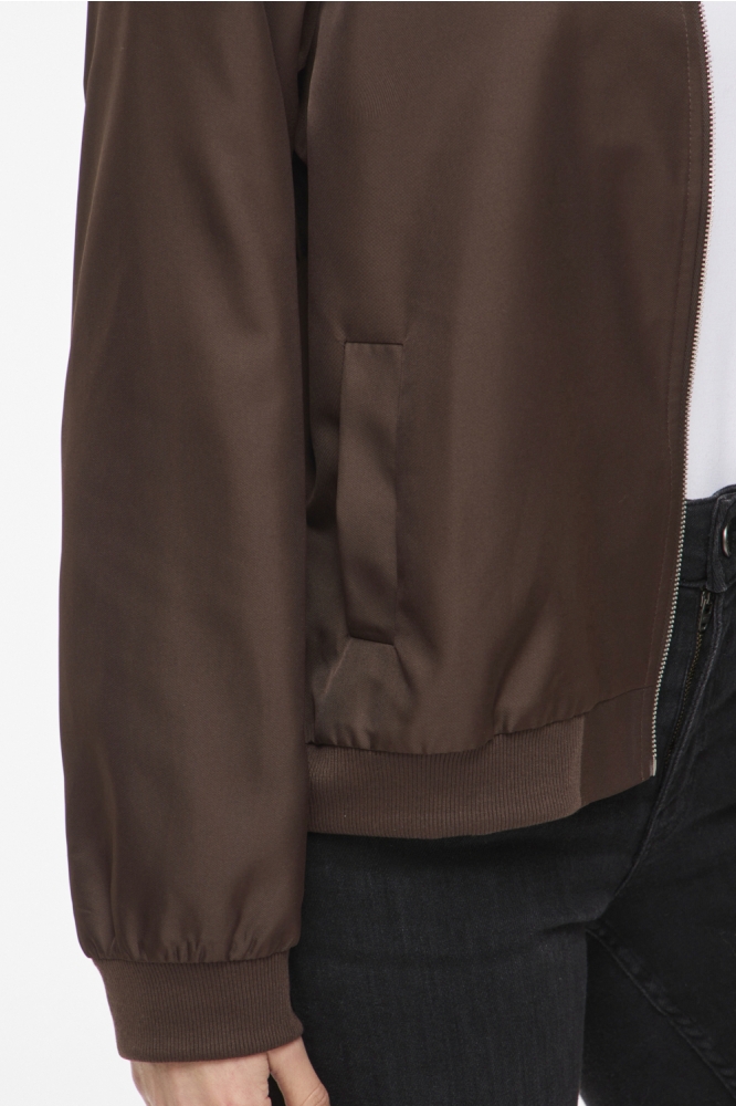 Vila bruine dames jas | Close up