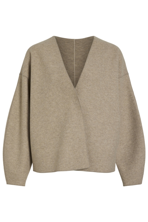 Vila beige dames jas | Vooraanzicht