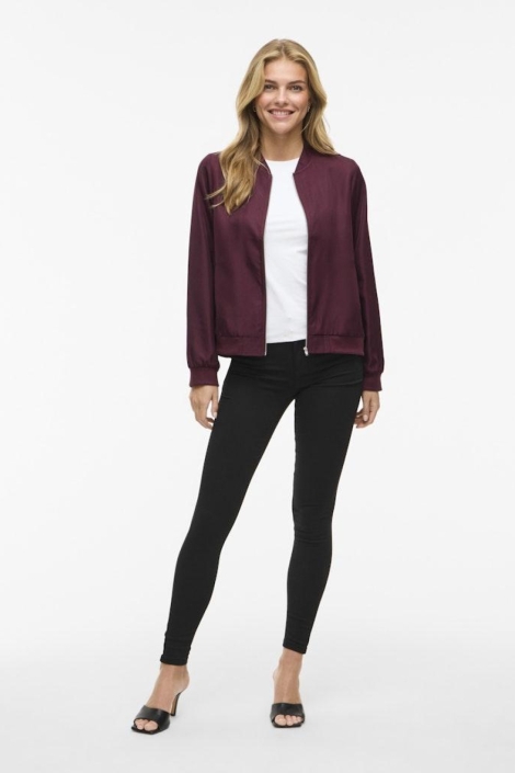 Vila bordeaux dames jas | Model