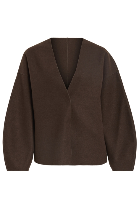 Vila bruine dames jas | Vooraanzicht