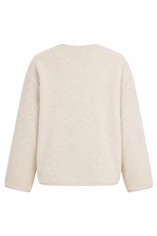 Vila beige dames jas | Achteraanzicht