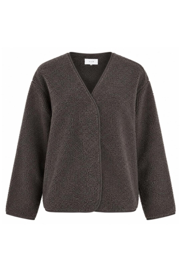 Vila Jas VIADA LOOSE L/S TEDDY JACKET 14116337 FALCON