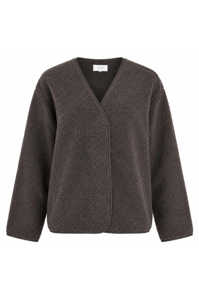Vila bruine dames jas | Vooraanzicht