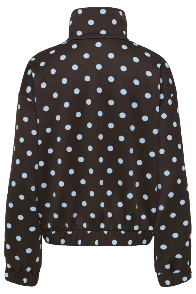 Only bruine dames jas | Achteraanzicht