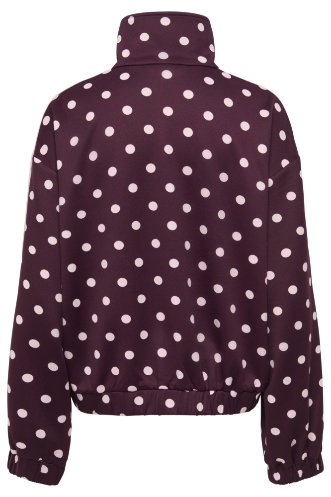 Only bordeaux dames jas | Achteraanzicht