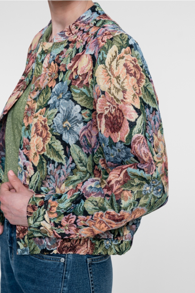 Geisha multi color dames jas | Close up