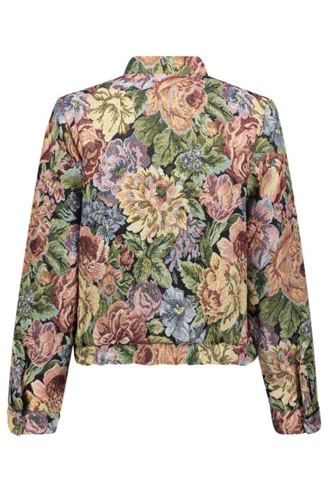 Geisha multi color dames jas | Achteraanzicht
