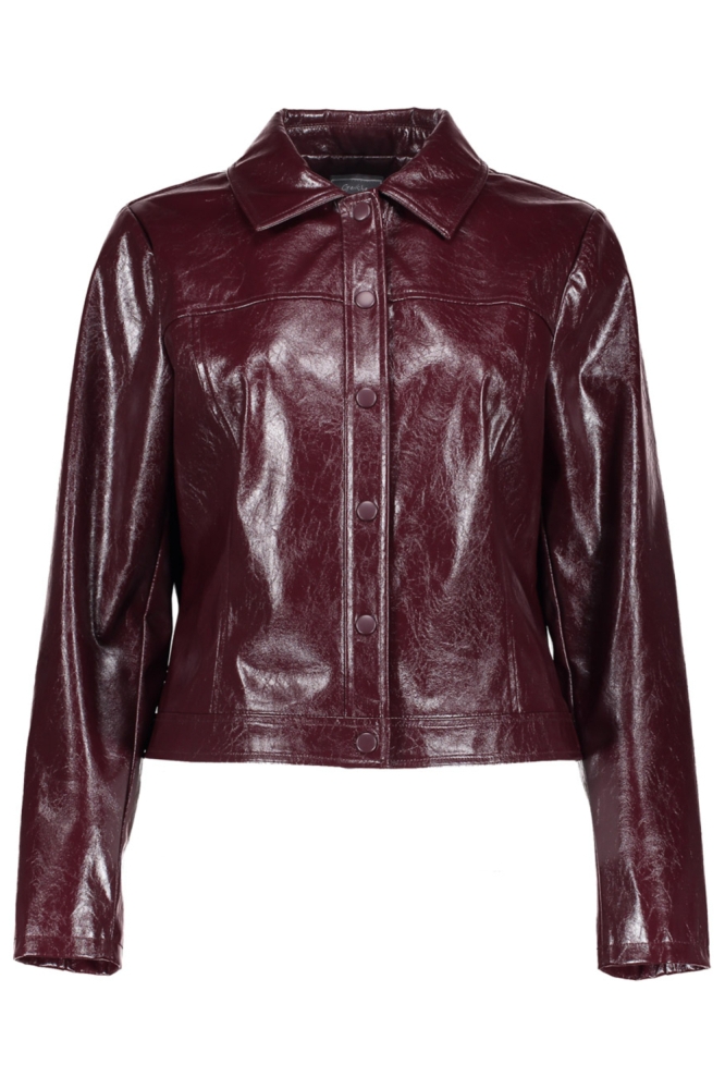 Geisha bordeaux dames jas | Vooraanzicht