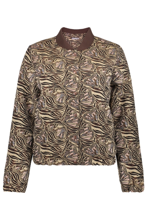 Geisha camel dames jas | Vooraanzicht