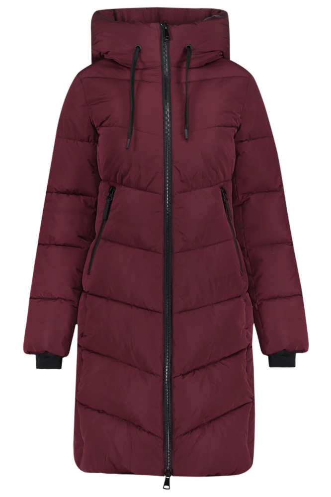 Geisha bordeaux dames jas | Vooraanzicht