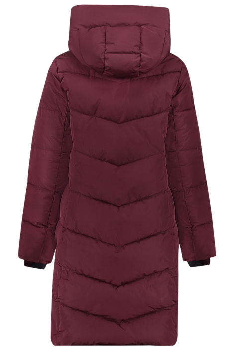 Geisha bordeaux dames jas | Achteraanzicht