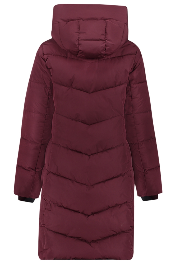 Geisha bordeaux dames jas | Achteraanzicht