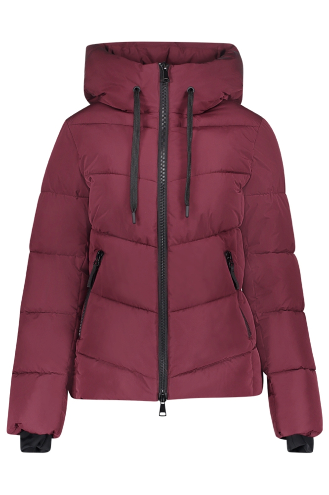 Geisha bordeaux dames jas | Vooraanzicht