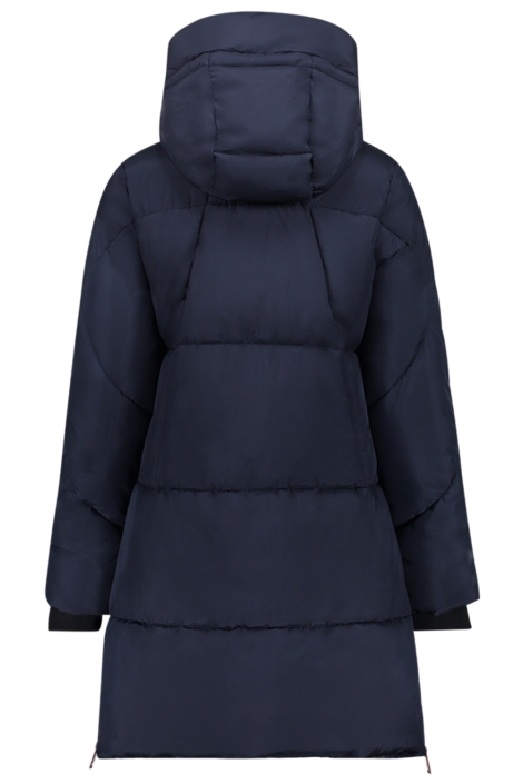 Geisha blauwe dames jas | Achteraanzicht