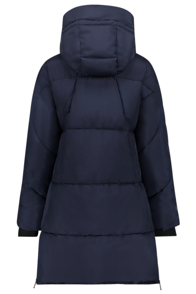 Geisha blauwe dames jas | Achteraanzicht