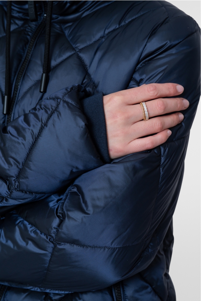 Geisha blauwe dames jas | Kleurstaal