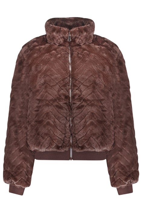 Geisha bruine dames jas | Vooraanzicht