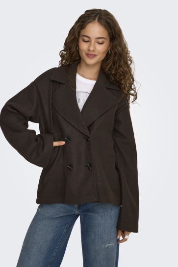 Only Jas ONLNANCY JACKET NOOS OTW 15315503 Chocolate Torte