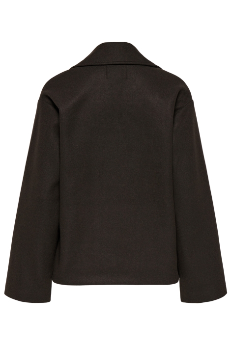 Only bruine dames jas | Achteraanzicht