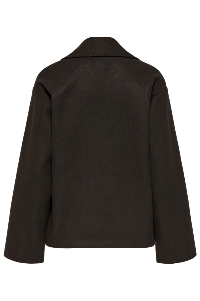 Only bruine dames jas | Achteraanzicht