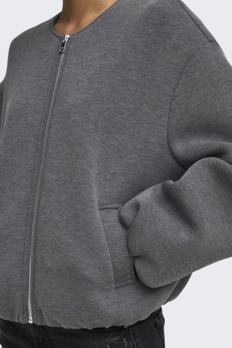 Only grijze dames jas | Close up