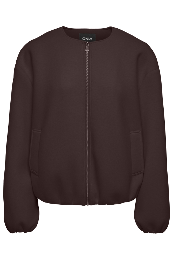Only bruine dames jas | Vooraanzicht