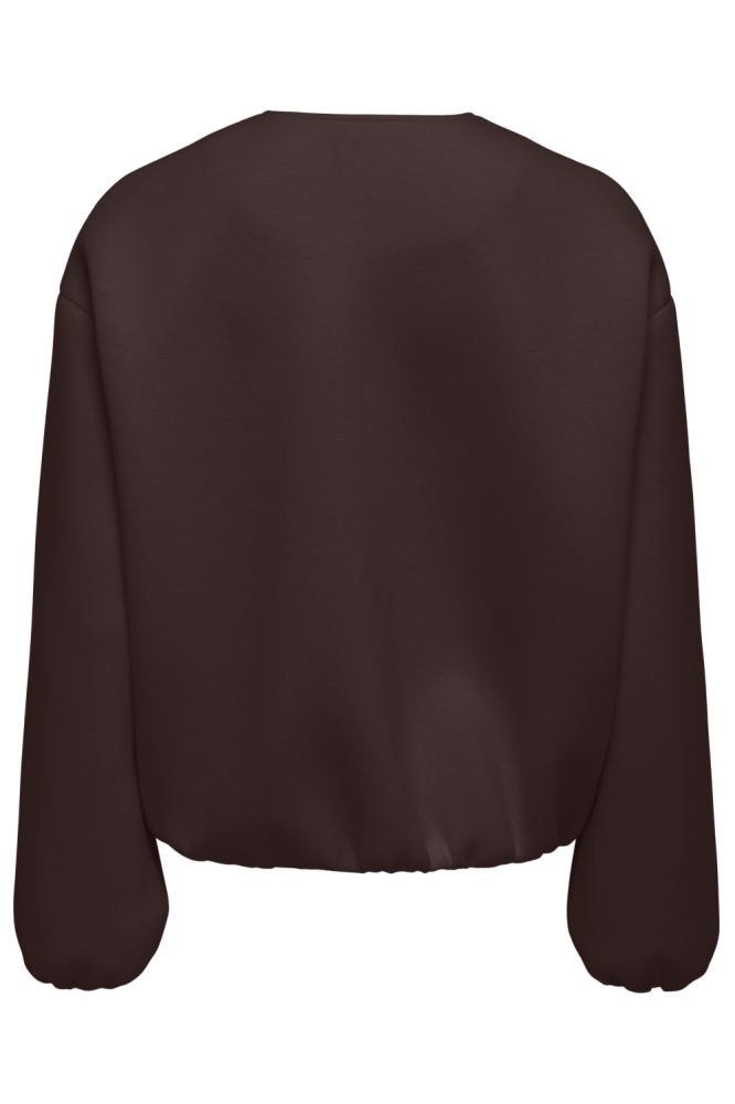 Only bruine dames jas | Achteraanzicht