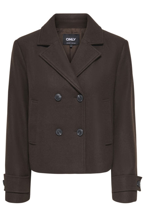 Only bruine dames jas | Vooraanzicht