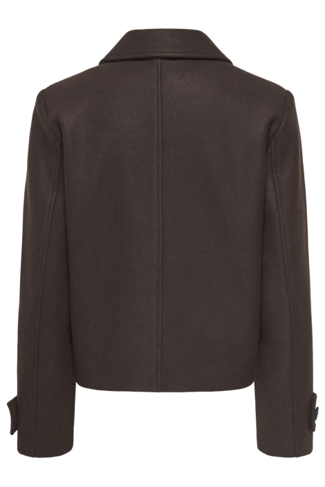Only bruine dames jas | Achteraanzicht