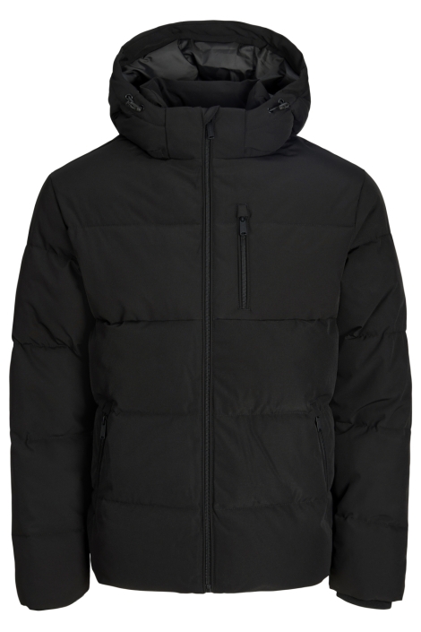 Jack & Jones zwarte heren jas | Vooraanzicht