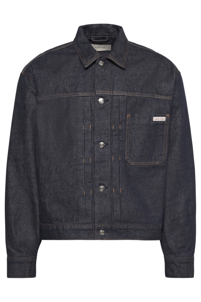 Calvin Klein blauwe heren jas | Vooraanzicht
