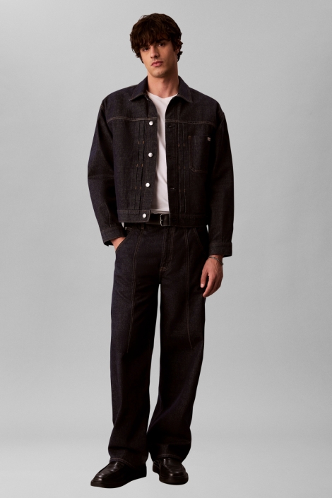 Calvin Klein blauwe heren jas | Model