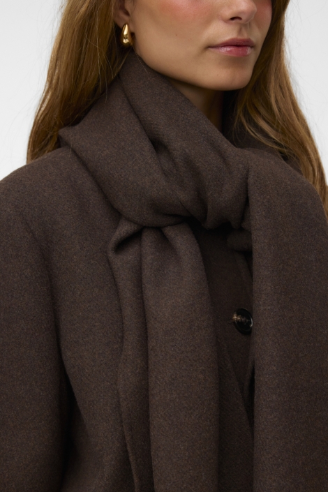 Vero Moda bruine dames jas | Close up