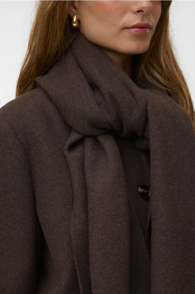 Vero Moda bruine dames jas | Close up